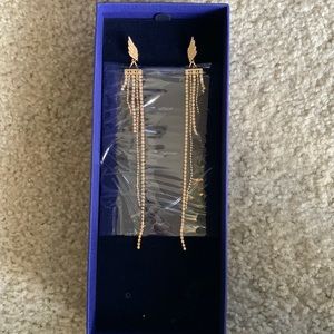 Swarovski Wonder Woman tassel earrings.